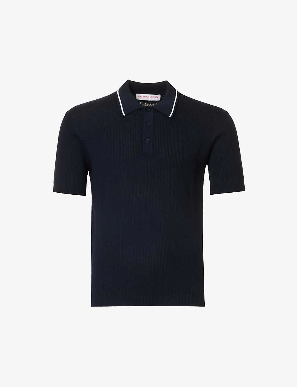 ORLEBAR BROWN Maranon Contrast-trim Cotton-knit Polo Shirt 3 ORLEBAR BROWN Maranon Contrast-trim Cotton-knit Polo Shirt