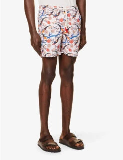 ORLEBAR BROWN Standard Flight Of Fantasy Floral-print Regular-fit Swim Shorts -Baker Klein Shop R04150134 ROSE ALT02