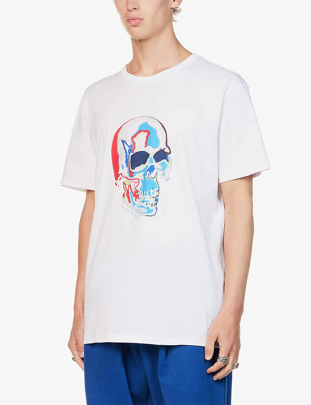 Alexander McQueen Skull Graphic-print Cotton-jersey T-shirt 5 Alexander McQueen Skull Graphic-print Cotton-jersey T-shirt - Image 3