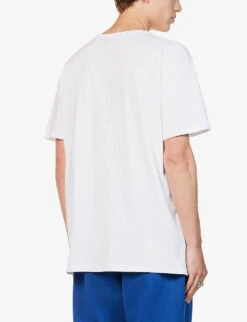 Alexander McQueen Skull Graphic-print Cotton-jersey T-shirt 10 Alexander McQueen Skull Graphic-print Cotton-jersey T-shirt -Baker Klein Shop R04153551 WHITEMIX ALT03