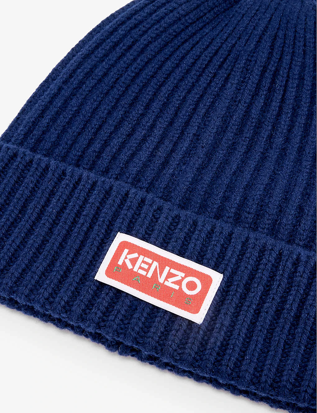 Kenzo Brand-patch Folded-brim Stretch-wool Beanie Hat 4 Kenzo Brand-patch Folded-brim Stretch-wool Beanie Hat - Image 2