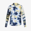 Vilebrequin Tie-dye Regular-fit Linen Shirt -Baker Klein Shop R04159195 BLEUMARINE M