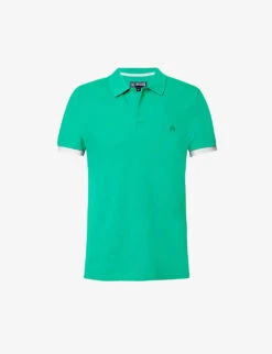Vilebrequin Logo-embroidered Short-sleeved Organic-cotton Polo Shirt