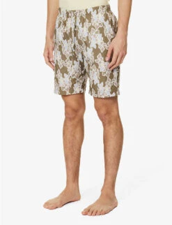 HANRO Floral-print Cotton Shorts -Baker Klein Shop R04160675 URBANPRINT ALT02