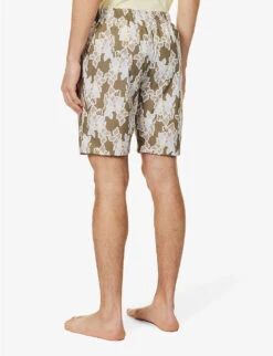 HANRO Floral-print Cotton Shorts -Baker Klein Shop R04160675 URBANPRINT ALT03