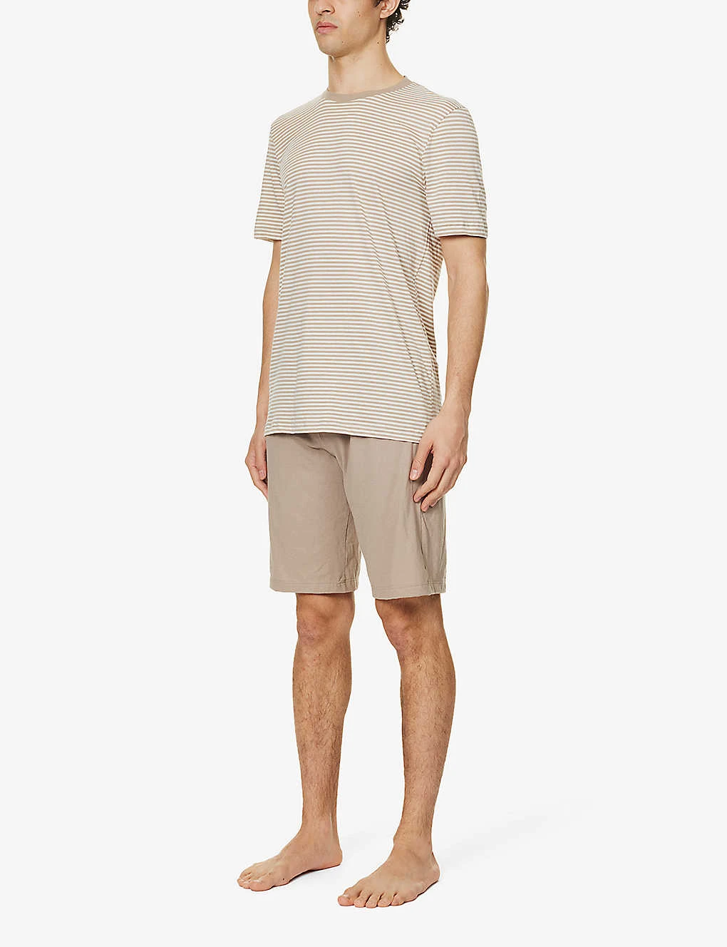 HANRO Striped Cotton-jersey Pyjama Set 5 HANRO Striped Cotton-jersey Pyjama Set - Image 3