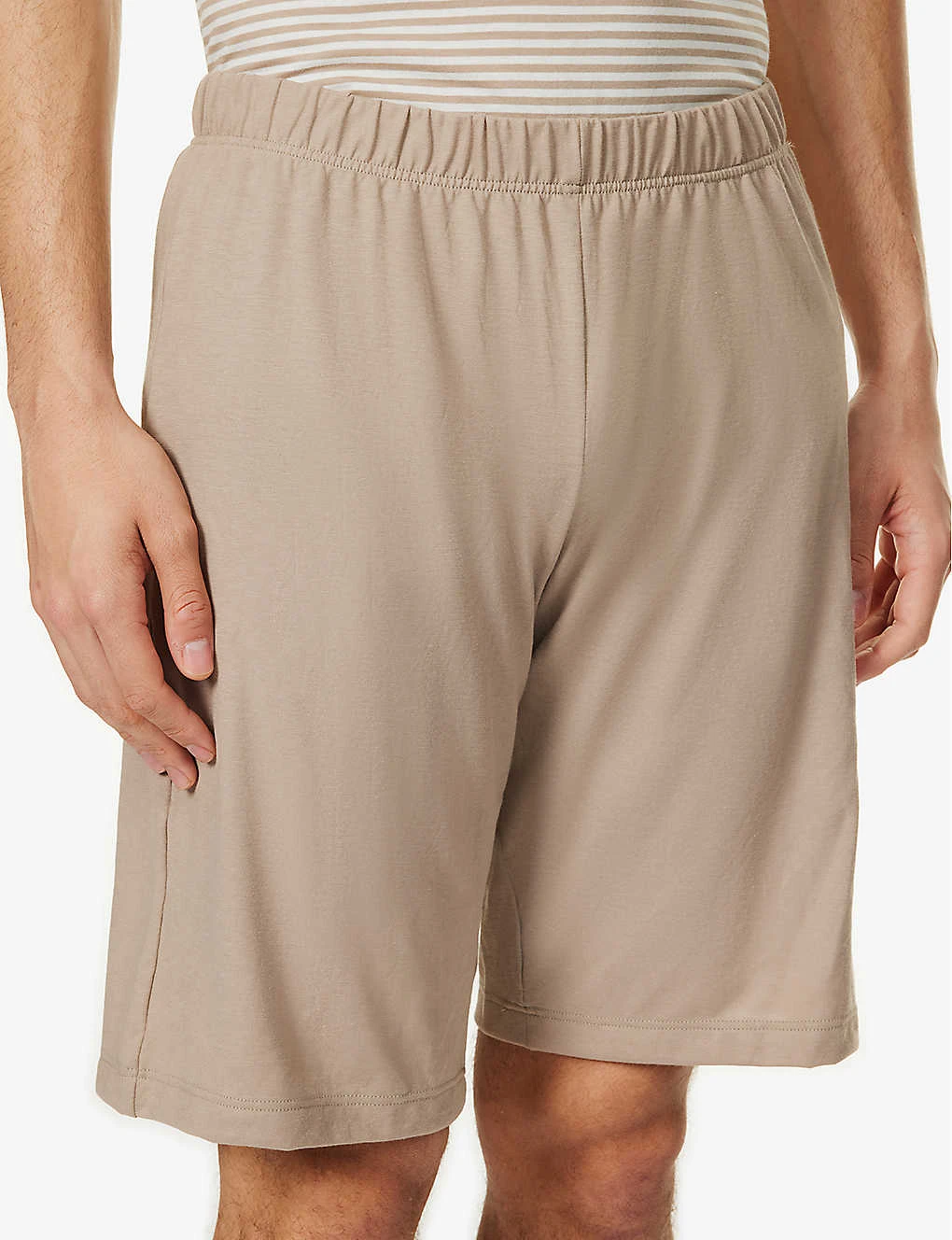 HANRO Striped Cotton-jersey Pyjama Set 8 HANRO Striped Cotton-jersey Pyjama Set - Image 6