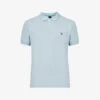 Zebra-appliqué Regular-fit Organic-cotton Polo Shirt -Baker Klein Shop R04161299 GREYISHBLUE M