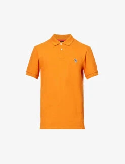 Zebra Logo-embroidered Organic Cotton-piqué Polo Shirt