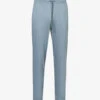 Relaxed-fit Stretch-cotton Pique Pyjama Bottoms -Baker Klein Shop R04161946 STEELBLUE M