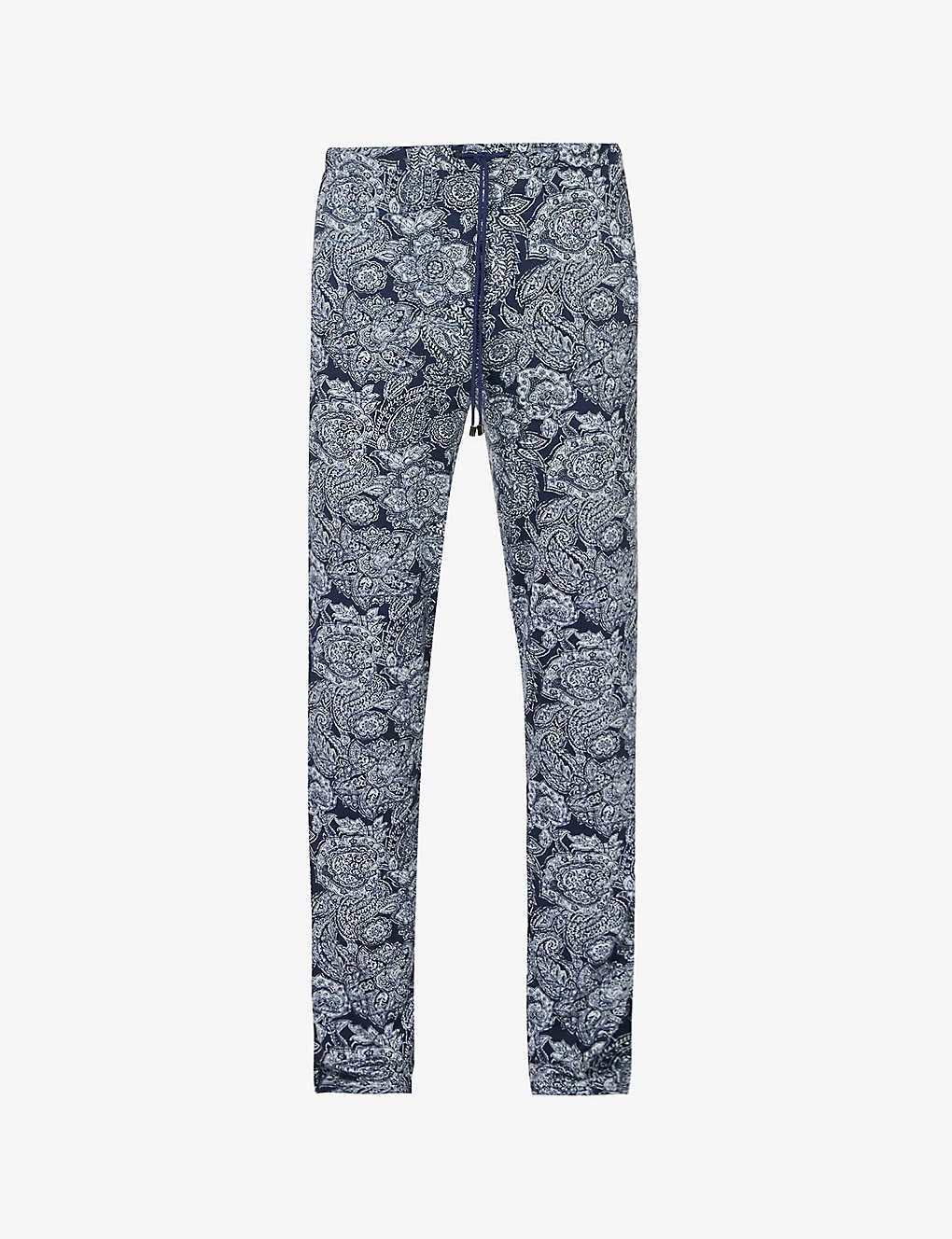 Floral-print Mid-rise Stretch-modal Pyjama Bottoms 3 Floral-print Mid-rise Stretch-modal Pyjama Bottoms
