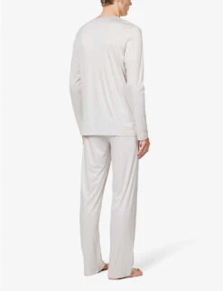 Long-sleeved Lyocell Pyjama Set -Baker Klein Shop R04161950 LIGHTGREY ALT03