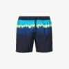 Speedo Watershort 40cm Abstract-print Recycled-polyester Swim Shorts -Baker Klein Shop R04163356 NAVYBLUEAQSPRITZ M