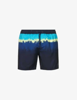 Speedo Watershort 40cm Abstract-print Recycled-polyester Swim Shorts