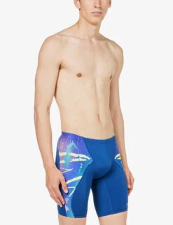 Speedo Jammer Abstract-print Swim Shorts -Baker Klein Shop R04163361 AMMONITELILACZESTAQU ALT02