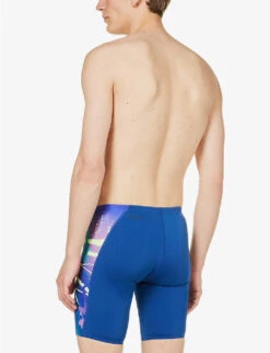 Speedo Jammer Abstract-print Swim Shorts -Baker Klein Shop R04163361 AMMONITELILACZESTAQU ALT03
