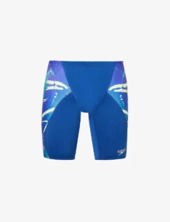 Speedo Jammer Abstract-print Swim Shorts
