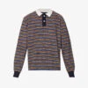 Stardust Striped-pattern Cotton-blend Rugby Shirt -Baker Klein Shop R04164483 STARDUST M
