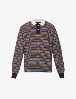 Stardust Striped-pattern Cotton-blend Rugby Shirt