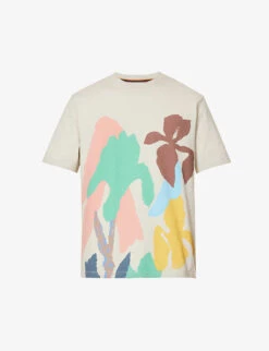 PAUL SMITH Iris Graphic-print Regular-fit Cotton-jersey T-shirt