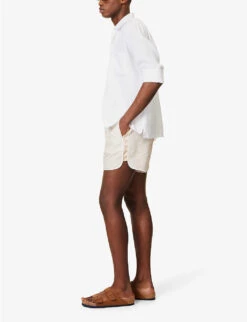 Runner Contrast-piping Regular-fit Recycled-nylon Shorts -Baker Klein Shop R04165458 IVORY10 ALT01