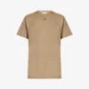 Stitch Brand-embroidered Cotton-jersey T-shirt 2 Stitch Brand-embroidered Cotton-jersey T-shirt -Baker Klein Shop R04166721 BEIGE M