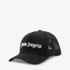 Palm Angels Brand-embroidered Cotton-blend Trucker Cap -Baker Klein Shop R04166815 BLACKWHITE M