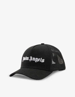 Palm Angels Brand-embroidered Cotton-blend Trucker Cap
