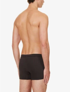 Dolce & Gabbana Logo-waistband Stretch-cotton Boxers -Baker Klein Shop R04168682 DARKMOCHA ALT02