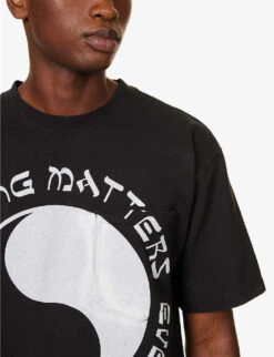 MARKET Everything's Fine Graphic-print Regular-fit Cotton-jersey T-shirt -Baker Klein Shop R04168892 WASHEDBLACK ALT04
