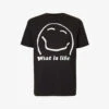 MARKET What Is Life Graphic-print Cotton-jersey T-shirt