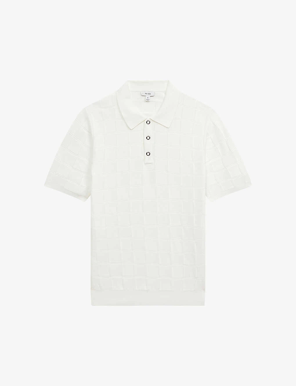 Reiss Blaze Basket-weave Short-sleeve Cotton Polo 3 Reiss Blaze Basket-weave Short-sleeve Cotton Polo