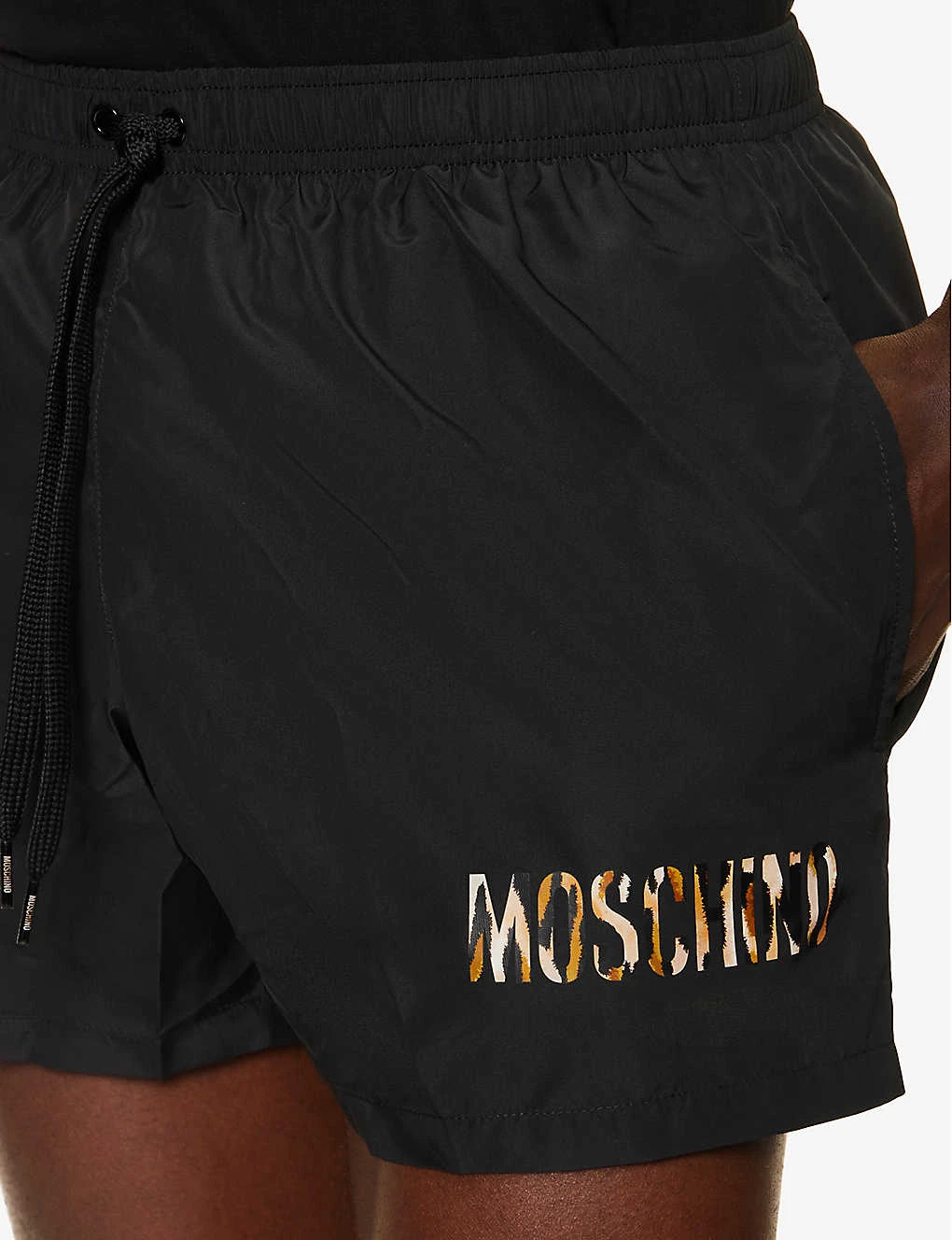 MOSCHINO Leo Logo-print Swim Shorts 7 MOSCHINO Leo Logo-print Swim Shorts - Image 5