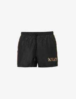 MOSCHINO Leo Logo-print Swim Shorts