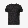 London Camouflage-print Stretch-modal T-shirt -Baker Klein Shop R04170073 BLACK M