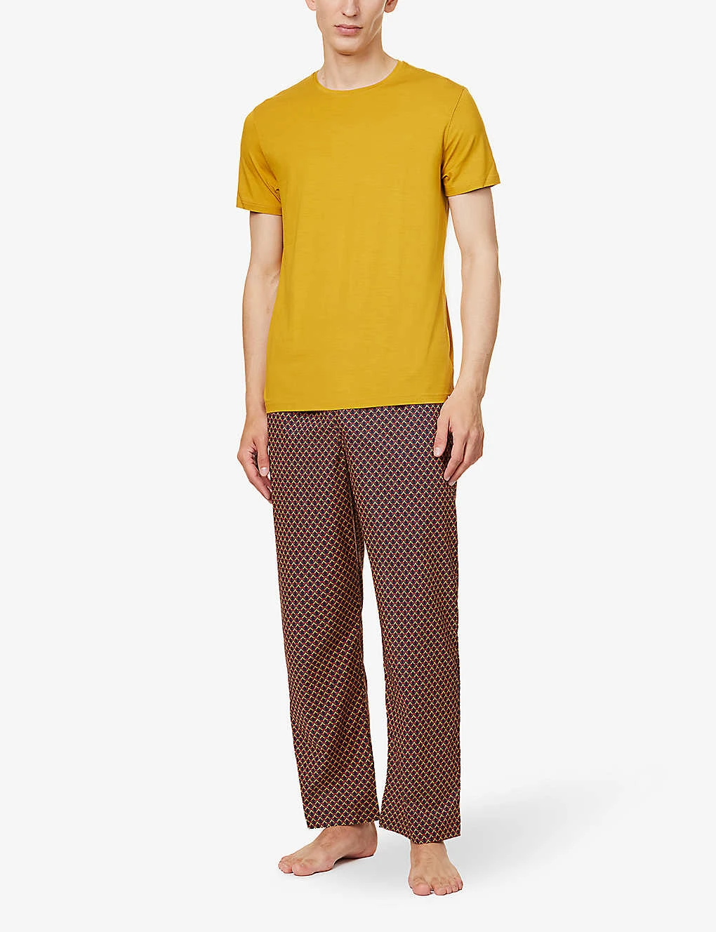 Ledbury Straight-leg Mid-rise Cotton-poplin Pyjama Bottoms 4 Ledbury Straight-leg Mid-rise Cotton-poplin Pyjama Bottoms - Image 2