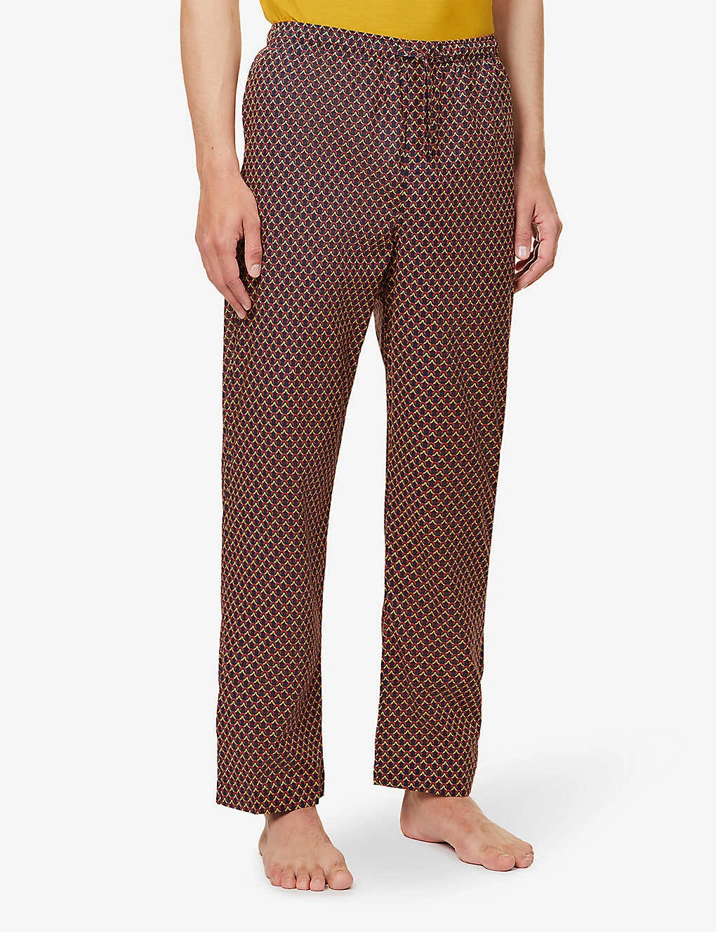 Ledbury Straight-leg Mid-rise Cotton-poplin Pyjama Bottoms 5 Ledbury Straight-leg Mid-rise Cotton-poplin Pyjama Bottoms - Image 3