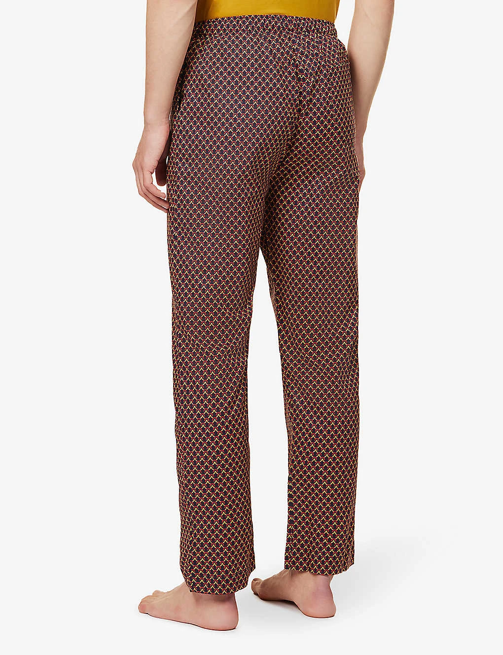 Ledbury Straight-leg Mid-rise Cotton-poplin Pyjama Bottoms 6 Ledbury Straight-leg Mid-rise Cotton-poplin Pyjama Bottoms - Image 4