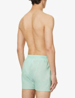 Amalfi Regular-fit Cotton Boxers 8 Amalfi Regular-fit Cotton Boxers -Baker Klein Shop R04170099 GRE ALT02