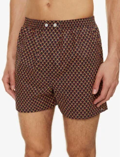 Barker 35 Multi-patterned Cotton Boxers -Baker Klein Shop R04170100 MUL ALT03