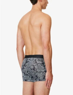 Paisley-print Mid-rise Stretch-jersey Boxers -Baker Klein Shop R04173762 PAISLEYBLUE ALT02