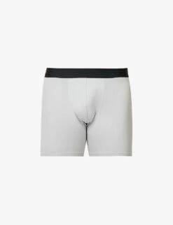 Pureness Logo-waistband Stretch-jersey Boxer Briefs