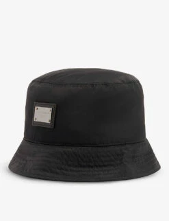 Dolce & Gabbana Logo-badge Stretch-cotton Bucket Hat