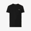 Dolce & Gabbana Brand-plaque Crewneck Cotton-jersey T-shirt -Baker Klein Shop R04174019 BLACK M