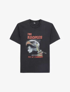 THE KOOPLES Graphic-print Short-sleeve Cotton T-shirt