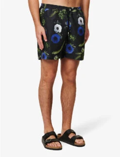 Sunspel Floral-print Mid-rise Recycled-polyester Swim Shorts -Baker Klein Shop R04181919 SEAMOSSPRINT ALT02