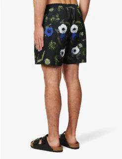 Sunspel Floral-print Mid-rise Recycled-polyester Swim Shorts -Baker Klein Shop R04181919 SEAMOSSPRINT ALT03
