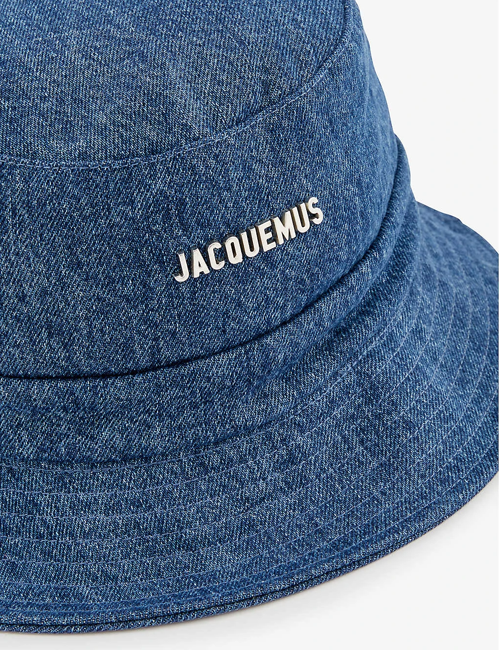 Jacquemus Le Bob Gadjo Brand-plaque Denim Bucket Hat 4 Jacquemus Le Bob Gadjo Brand-plaque Denim Bucket Hat - Image 2