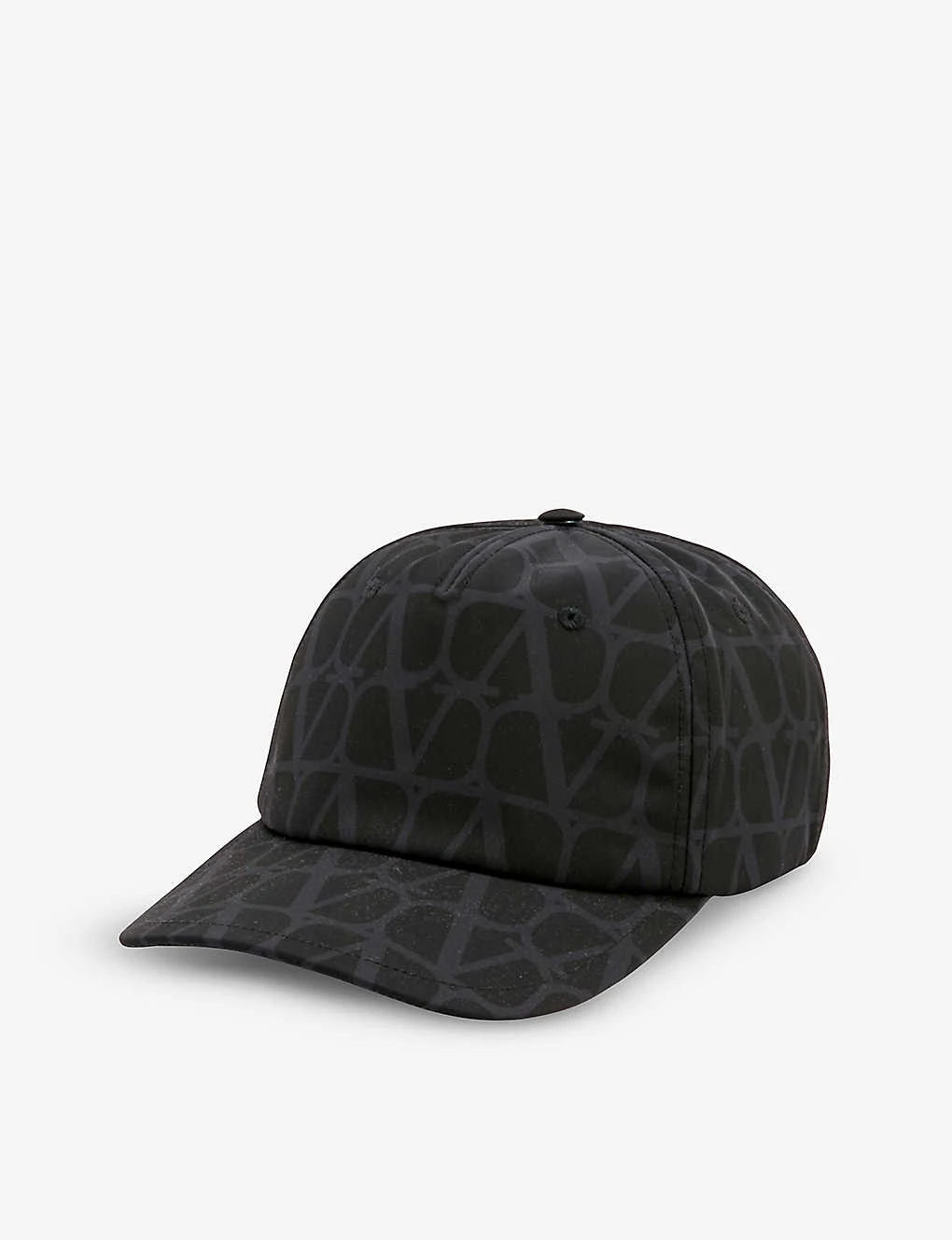 Valentino Garavani Toile Logo-print Shell Baseball Cap 3 Valentino Garavani Toile Logo-print Shell Baseball Cap