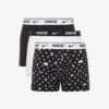 Nike Pack Of Three Logo-waistband Stretch-cotton Trunks -Baker Klein Shop R04183388 DOTPRINTWHITEBLACK M
